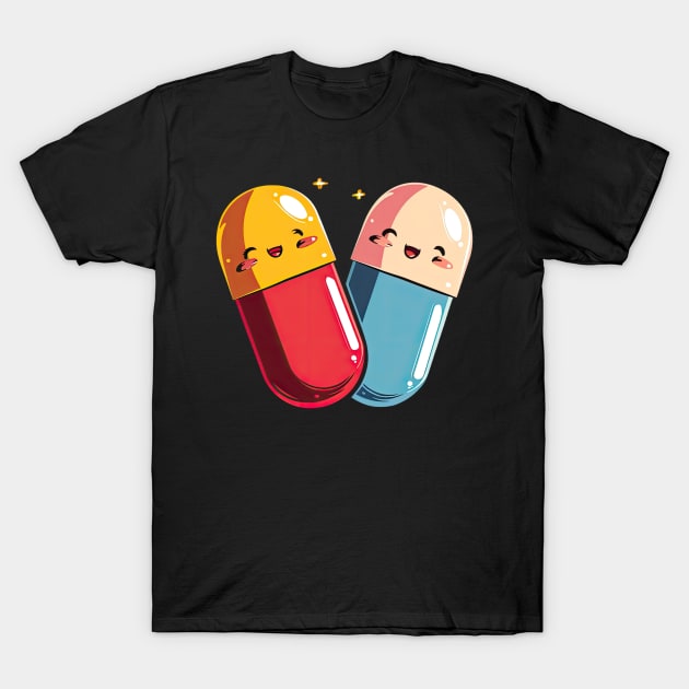 Easier to swallow than reality! v3 (no text) T-Shirt by AI-datamancer